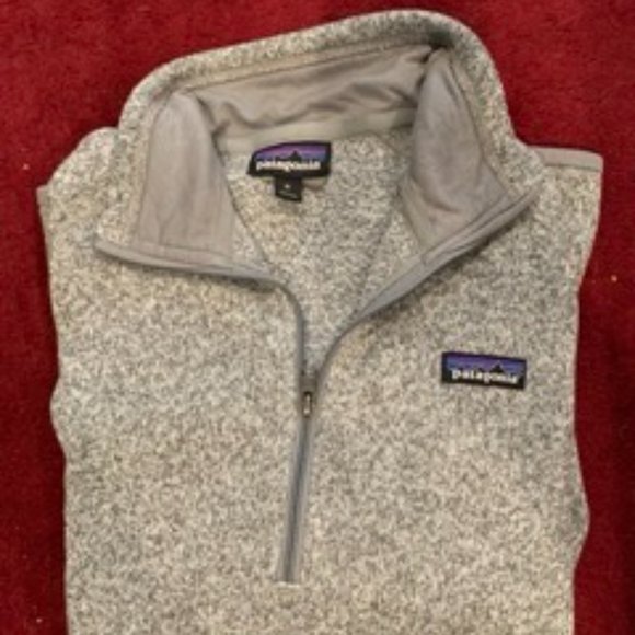 Patagonia Better 1/4 Zip Sweater Sz M Grey - Picture 3 of 5